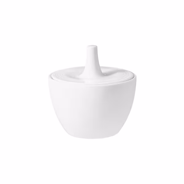 SELTMANN WEIDEN | Blues Sugar Bowl with Lid – White – 270 ml – Porcelain