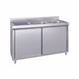 Spoelbakkast ECO - 1600x600mm - met 2 spoelbakken rechts