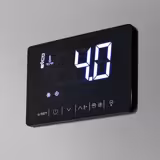 Commercial Counter Fridge PREMIUM PLUS - 2452x700mm - with 4 doors - with upstand - capacity 625 litres