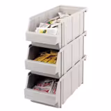 (12 pieces) CAMBRO | Versa Organizer - brown container - 130x305x110mm - speckled gray