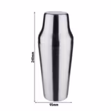 (6 buc) Shaker Parisian - set 2 piese - oțel inoxidabil - 700 ml