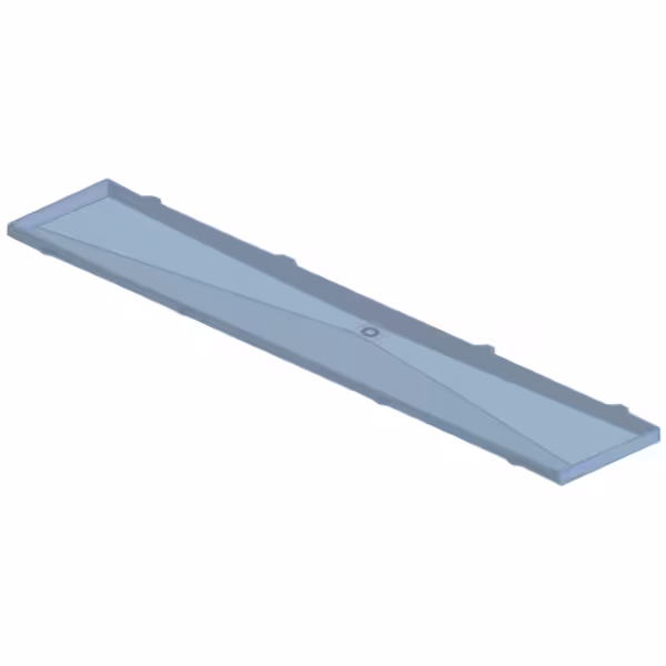 Afdruipschaal - 1115x150mm - voor KI300 & FKI300E