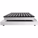 Commercial Poffertjes Mini Pancake Maker Single – 100-hole – 3kW – Dual-zone – Fixed Plate – 0°C Min Operating Temp