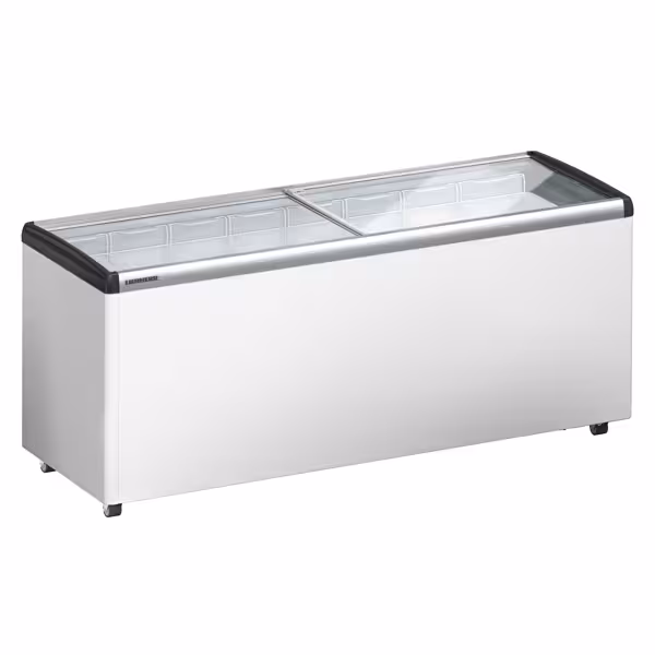 LIEBHERR | Congélateur coffre - 457 litres - Avec couvercle en verre coulissant - Blanc