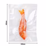 (500 unid) Saco para cozedura a vácuo liso - para máquinas de câmara - 300x400mm