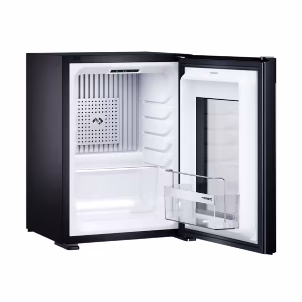 DOMETIC | ثلاجة ميني بار - HIPRO EVOLUTION N30G - 384 مم - 30 لترًا - بباب زجاجي واحد وفتح الباب من اليمين