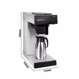 Filterkaffeemaschine - 2 Liter - mit Warmhalteplatte - inkl. Isolierkanne 2 Liter