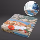 (100 шт.) Коробка для піци - POSITANO - Середземноморське узбережжя - 29x29x4 см