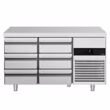 Commercial Counter Fridge PREMIUM - 1400x700mm - with 6 drawers - capacity 281 litres