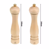 (6 sztuk) PEUGEOT | CLERMONT – młynki do soli i pieprzu – drewno – naturalne – wysokość: 240 mm