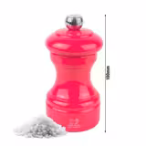 (6 pièces) PEUGEOT | BISTRORAMA – Moulin à sel – Bois – Rose bonbon – Hauteur : 100 mm