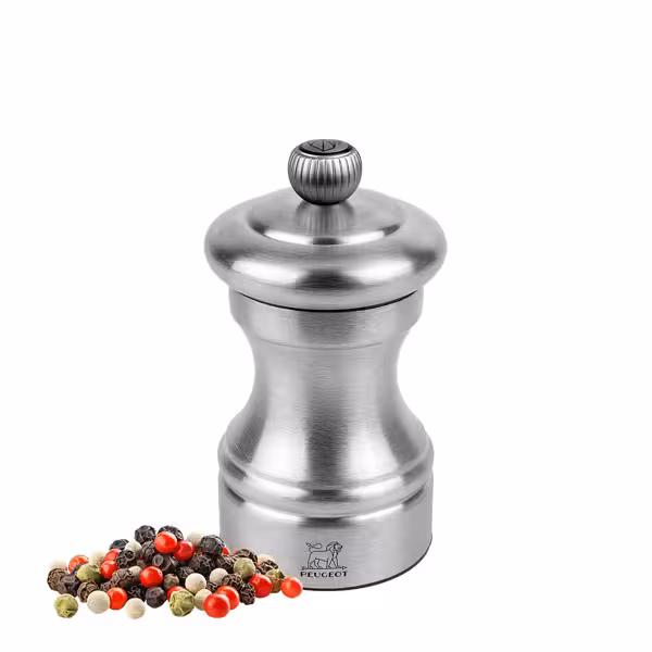 (6 Stück) PEUGEOT | BISTRO CHEF - Pfeffermühle - Edelstahl - Höhe: 100mm