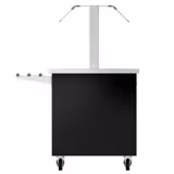 Buffetwagen warm DANZIG - 1300mm - voor 3x GN 1/1 - met dienblad schuif - zwart
