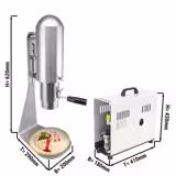 Commercial Spaghetti Ice Cream Press UNICA - with Ribbon Pasta shaper with cover