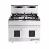 Cucina a gas professionale - MARIO 600 - 400x600x430mm - 7,0 kW - 2 fuochi - da banco