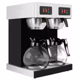 Máquina de café com filtro - 2x 1,8 litros - 4kW - incl. 2 jarros de vidro e 4 placas de aquecimento