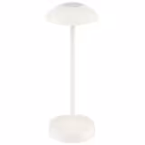 LED Table Lamp - ALVA MICRO - Rechargeable - Cordless - 3-step dimmable - Ø80mm - Whisper White - with Charging Dock