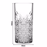 (12 db) Long drink pohár - TIMELESS - 450 ml