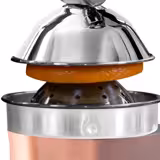 Spremiagrumi manuale a leva - Acciaio inox AISI 304 e alluminio - 3 filtri (4/5/6mm) - Colore Bronzo