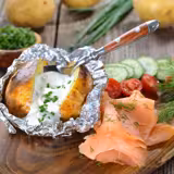 Forno per patate Kumpir a gas - manuale - 4,9 kW - con 3 cassetti