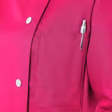 KARLOWSKY | Ladies Chef Jacket Greta – Pink - Size 48 - Short Sleeve - Press-Stud Fastening