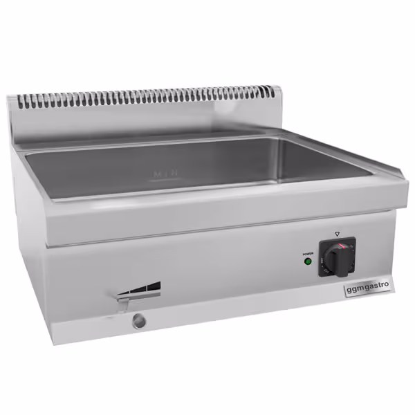 Elektro Bain-Marie - 1,2 kW - 1x GN 1/1 & 3x GN 1/9