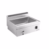 Bain-marie de banc, electric - 1,2 kW - 1x GN 1/1 & 3x GN 1/9 - cu robinet de scurgere