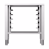 قاعدة فرن مدمج بخاري - 730x600x770mm | 5x GN 1/1 - ستانلس ستيل AISI 430 - متوافق مع KD Serie - شامل إطار لحجرة التخمير