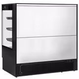 Supermarkt-wandkoelmeubel - 1500mm - 493 liter - 3 schappen - zwart