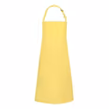(6 pieces) KARLOWSKY | Basic Bib Apron – Sun Yellow - 750×900 mm - Adjustable Neck