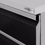 Schubladenschrank - Schwarz-Titan - 400x560mm - 2 Schubladen