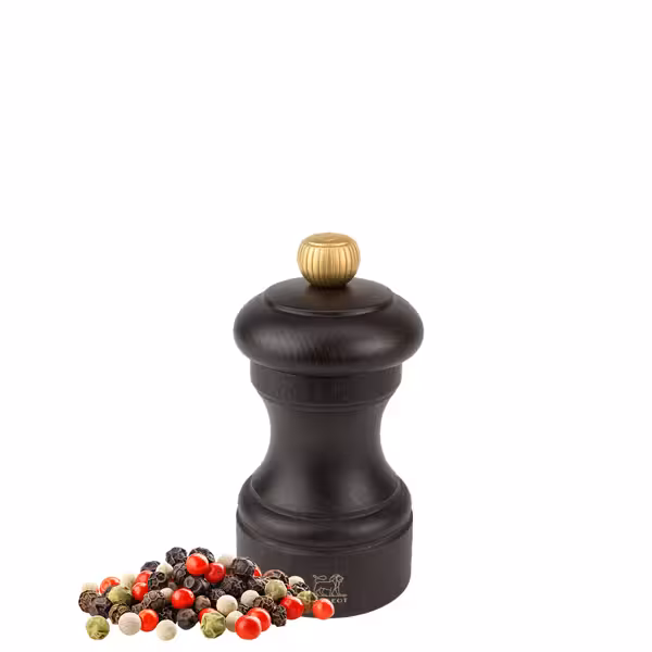 (6 pièces) PEUGEOT | BISTRO - Moulin à poivre - Bois - Chocolat - Hauteur : 100 mm