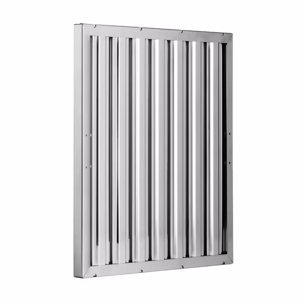 Lamellenfilter RVS - 400x500x25mm - Type A