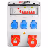 Distribution box - 3x 230V (16A), 1x 400V (16A), 1x 400V (32A)