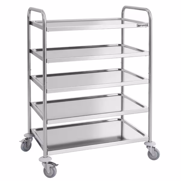 Serveerwagen - 845x525mm - met 5 bladen