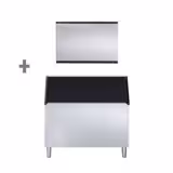 Commercial Ice Machine - Cube - 403 kg/24 h - incl. ice storage container