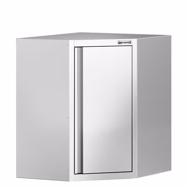 RVS hoekwandkast - 700x700x800mm - met 1 deur