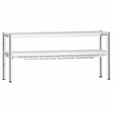 Lämpösilta PREMIUM - 1800x370mm - 2 hyllyllä - korkeus: 725mm