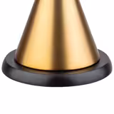 (4 uds) Lámpara de mesa LED - recargable - inalámbrica - CONE MINI - regulable en 3 niveles - 3 temperaturas de color - IP54 - autonomía 10–54h - Ø 130mm - Dorado