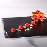 (6 st) Skifferplatta - Rektangulär - 250x250 mm - Höjd: 7 mm - Skiffer - Svart