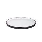 (6 pcs) COSMIC | - Porcelain - Ø200mm - Black