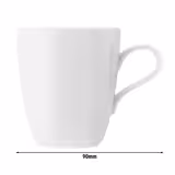 (6 pezzi) SELTMANN WEIDEN | Tazza con manico - 0,38 litri - Bianco