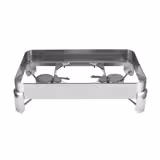 Chafing dish - GN 1/1 - avec couvercle en verre à fermeture douce (Soft-Close) - 11.2L
