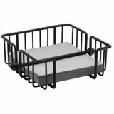 (6 st) Servetthållare - URBAN - metall - för ca 50 servetter 1/4 vikt - inkl. tyngd