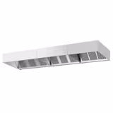 Commercial Wall-Mounted Extractor Hood – 5000mm – with Baffle Filters & Lighting