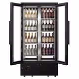 Vetrina Vino Professionale - Acciaio inox - Singola temperatura - Refrigerazione ventilata - 450L - max. 128 bottiglie