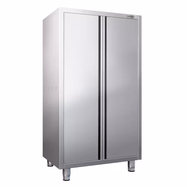RVS hoge kast AISI 304 PREMIUM - 1000x600mm - 2 deuren - hoogte: 1800mm