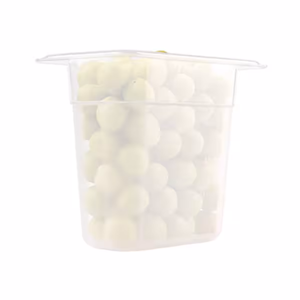 (6 szt.) Pojemnik GN z polipropylenu - GN 1/9 - 65mm - Przezroczysty - Pojemność:0,57L