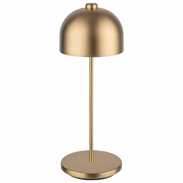 Tafellamp - JOSEF Mini - LED - oplaadbaar - draadloos - IP54 - dimbaar in 3 standen - Ø110mm - Champagne