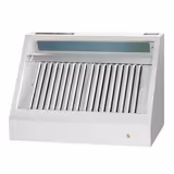 Wandafzuigkap RVS - 700mm diep - 1000mm - met motor - compleet - met standen snelheidsregelaar, 2 labyrintfilters en verlichting - 1700m³/u
